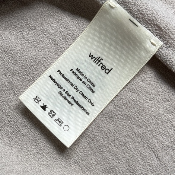 Wilfred 100% Silk Gray Casual Lightweight Tank Top Blouse‎ Size M - Picture 11 of 12